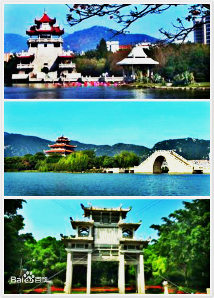 东湖公园、西湖公园、芳草园