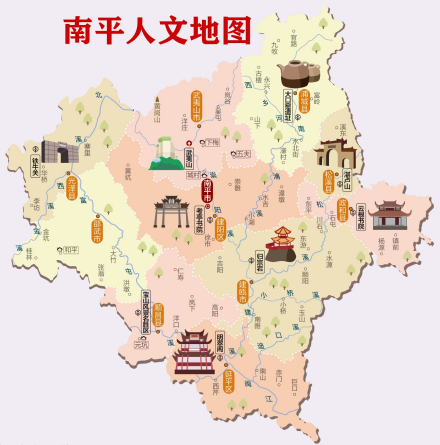 南平人文地图